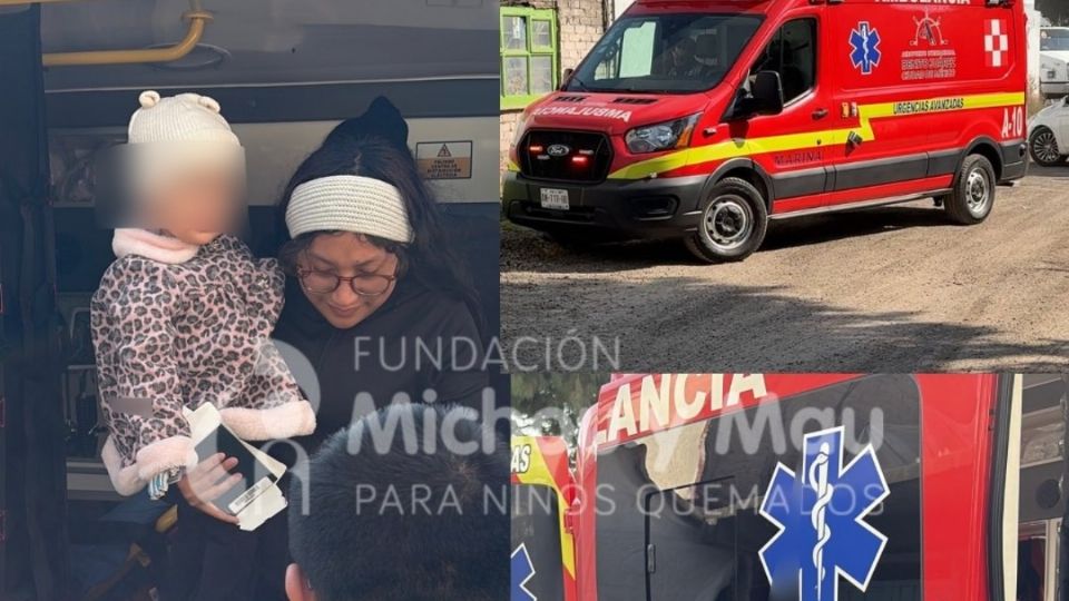 Niña lesionada por explosión de pipa de gas es dada de alta y vuelve a México