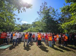 Simulacro de proteccion civil en el congreso del estado logra evacuación en 7 minutos