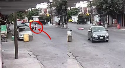VIDEO | Atropellan a mujer de la tercera edad en la Colonia Moderna en Monterrey