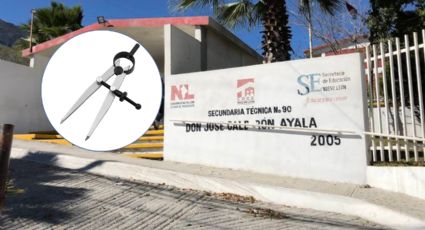 Tras pelea en secundaria, hieren a un menor de 13 años con un compás en la cabeza en Santa Catarina