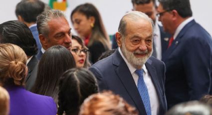 Sostuvo Sheinbaum reunión con Carlos Slim en Palacio Nacional