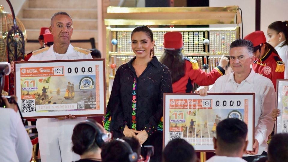 Lotería Nacional realiza sorteo en territorio veracruzano.