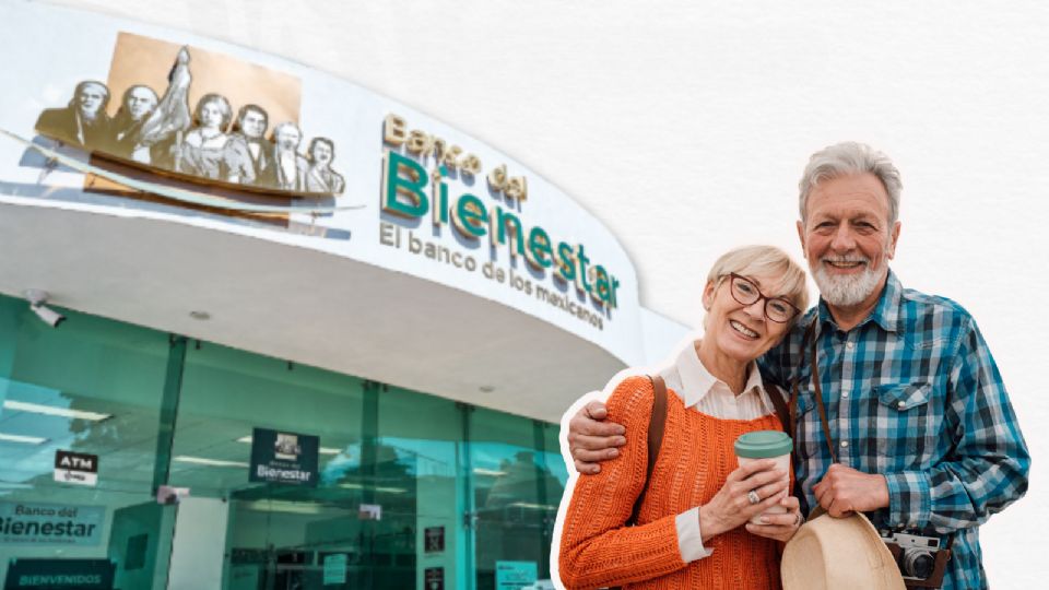 Beneficiarios acuden a cobrar la Pensión Bienestar en fechas programadas para evitar aglomeraciones.