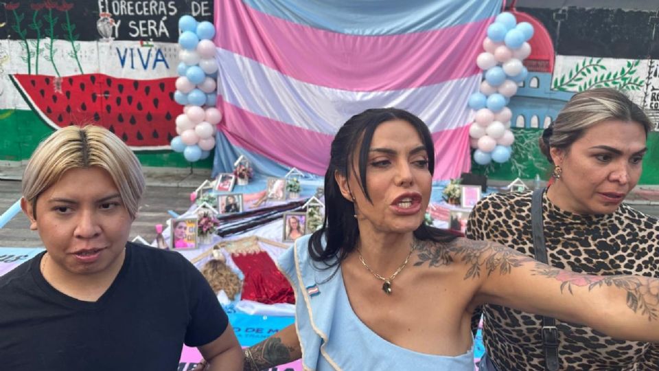 Marcha para la visibilización trans.