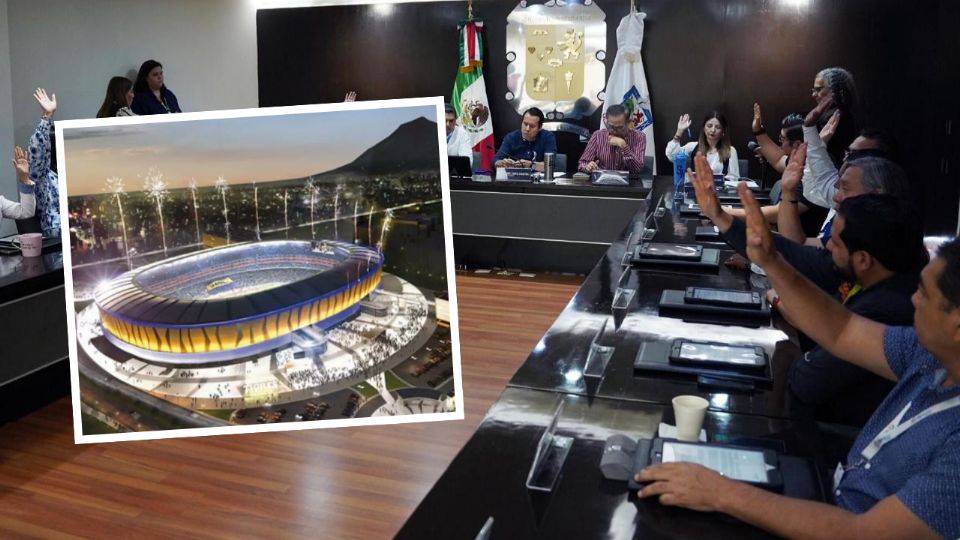A la par del municipio de Monterrey, San Nicolás avaló su nuevo límite territorial para facilitar los trabajos del nuevo estadio.