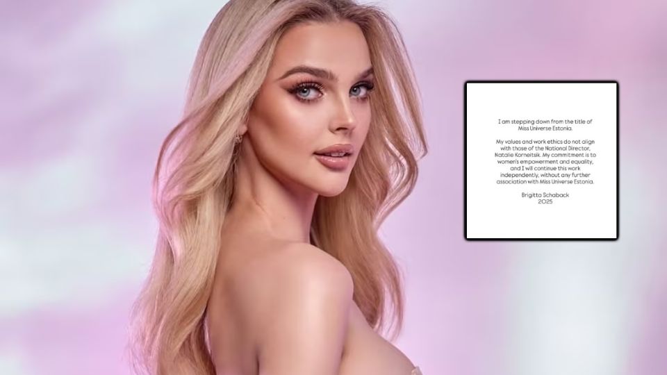 Miss Estonia, Briggita Schaback, revela porqué renunció a Miss Universo