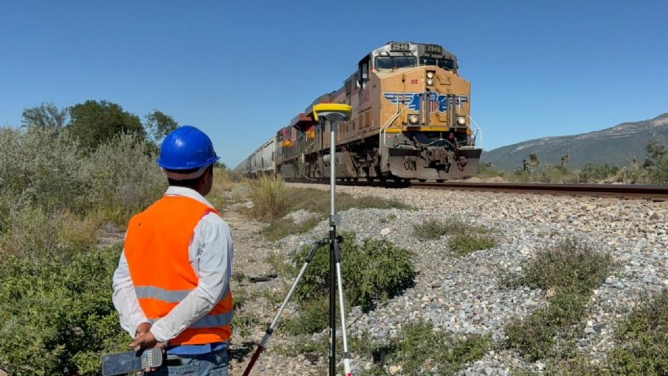 Obras de la SICT para el tren de pasajeros.