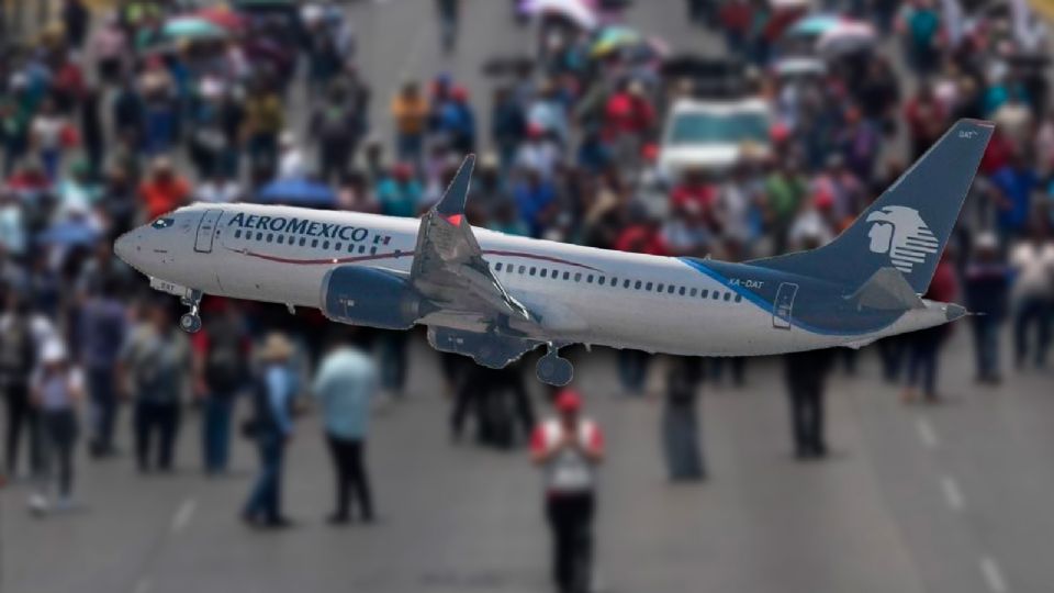 El bloqueo en el AICM será una de las manifestaciones con mayor impacto del día.