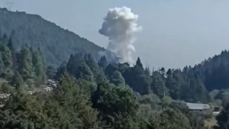 Huixquilucan fue ahora el escenario en el que se dio una nueva explosión de pirotecnia en el Edomex.