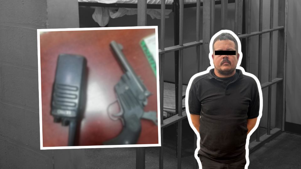 La Policía de Monterrey detuvo al hombre después de que amenazó a su vecino por un carro de hotdogs.