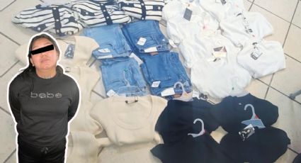 Detienen a mujer por robo de ropa en tienda Coppel del Centro de Monterrey