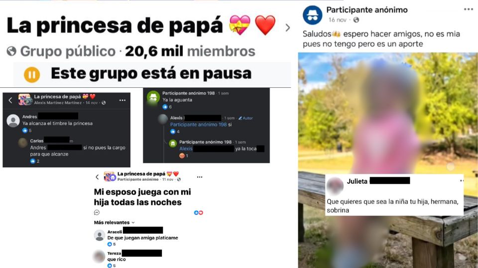 Usuarios en Facebook expusieron el grupo “La princesa de papá”, donde incluso familiares y maestros compartían fotos y datos de menores.