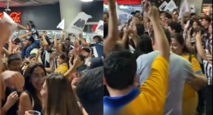 VIDEO | Así celebraron los regios el empate entre Tigres y Rayados