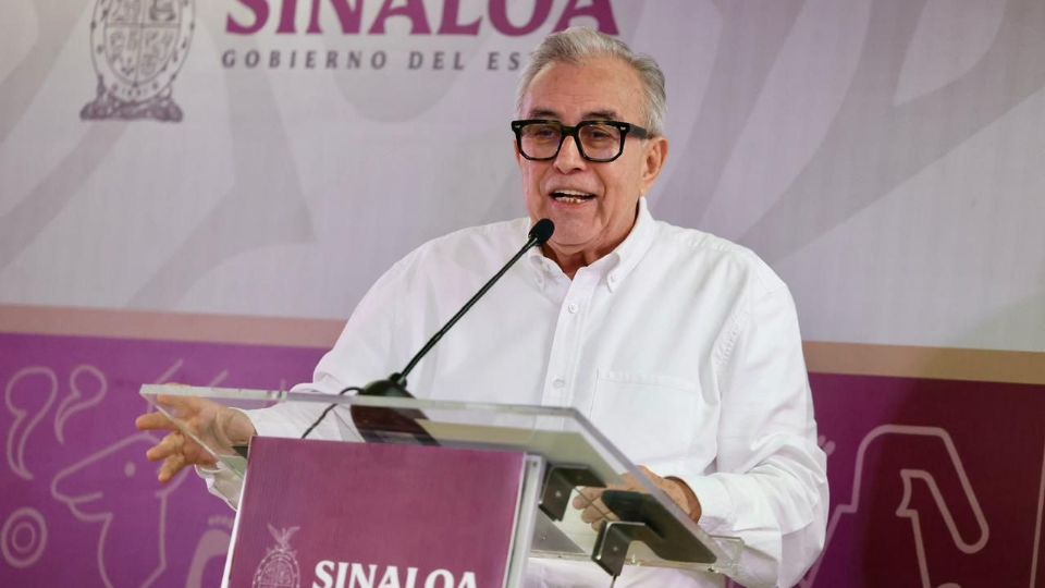 Rubén Rocha Moya, gobernador de Sinaloa.