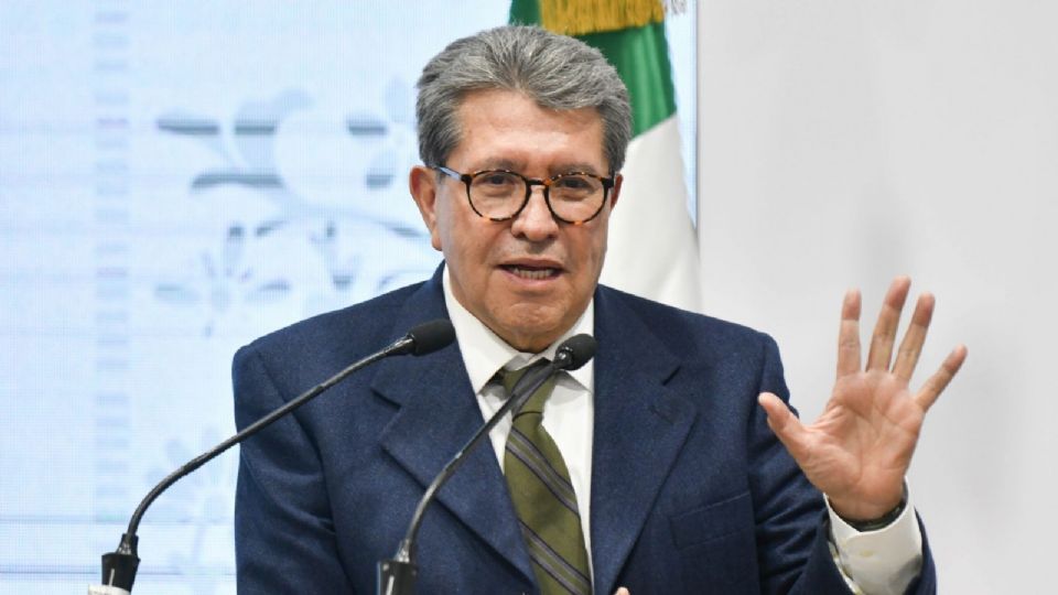 Ricardo Monreal, coordinador de Morena en San Lázaro.