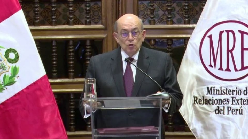 Hugo de Zela, ministro peruano de Relaciones Exteriores.