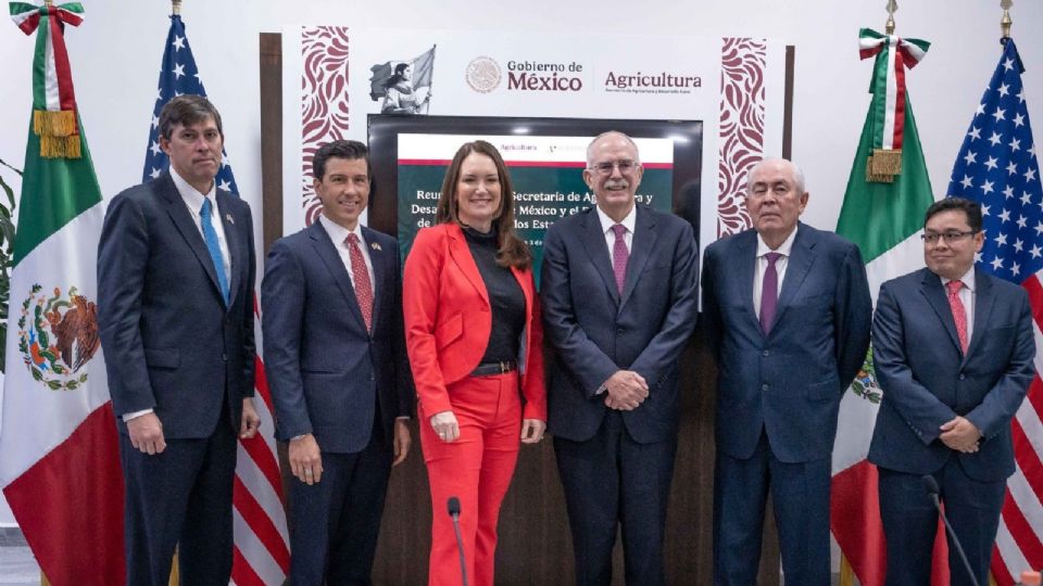 Reunión del secretario Julio Berdegué con la secretaria de Agricultura de EU, Brooke Rollins.
