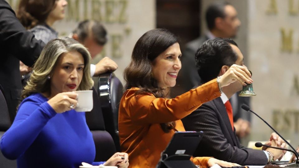 Kenia López Rabadán, presidenta de la Cámara de Diputados.