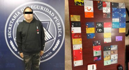 Hombre que portaba más de 50 tarjetas bancarias es arrestado en San Pedro