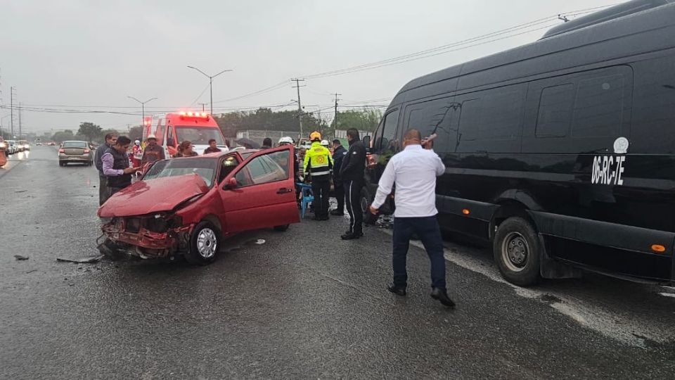En el accidente resultaron heridos tres menores de edad