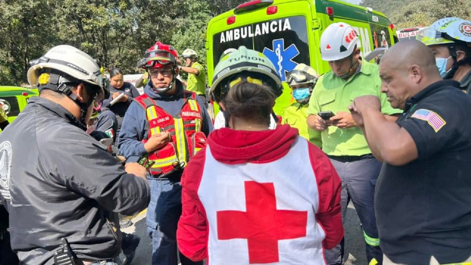 Accidente en Ocuilan, Edomex.