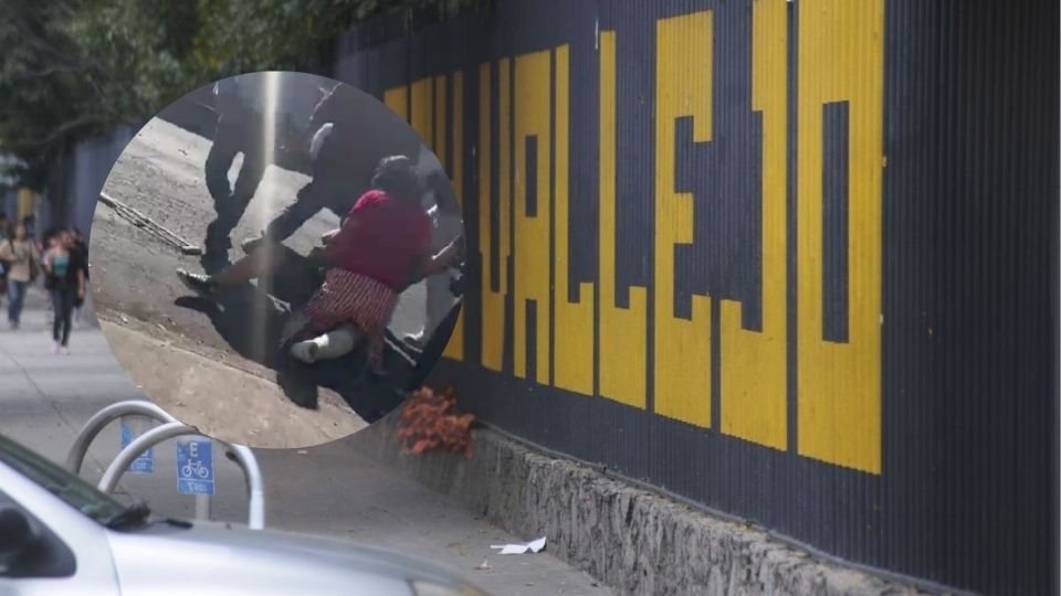 VIDEO | Supuesto vigilante del CCH Vallejo agrede a estudiante con discapacidad fuera del plantel