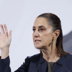 La presidenta de México fue acosada ante las cámaras, destacan medios israelíes