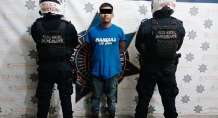 Policías de Guadalupe detienen a hombre por asaltar a persona afuera de academia de baile