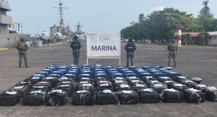Golpe histórico al narco en Michoacán: Marina decomisa 2.5 toneladas de cocaína