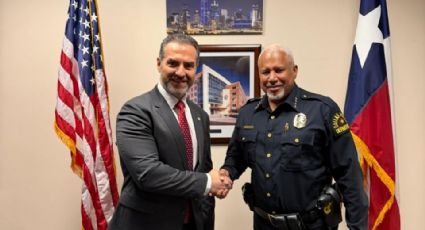 Adrián de la Garza se reúne con jefe de Policía de Dallas por seguridad del Mundial 2026