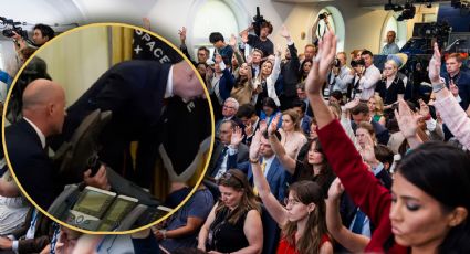 Ejecutivo de farmacéutica se desmaya en el Despacho Oval durante rueda de prensa de Trump