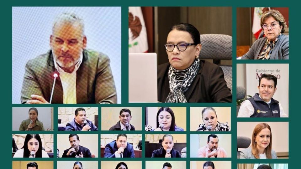 Rosa Icela Rodríguez, tituar de Segob, se reunió por segundo día con el gobernador y los alcaldes de Michoacán.