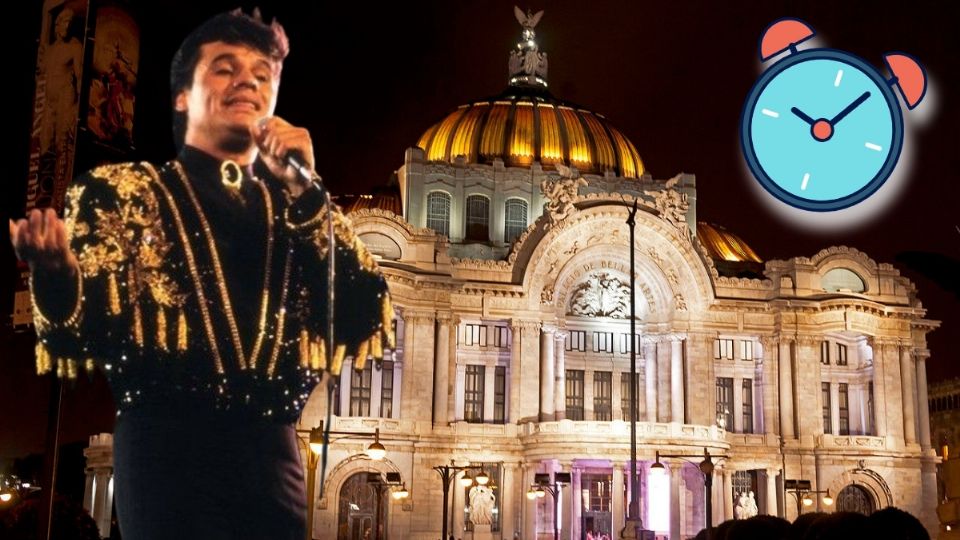 No te pierdas la proyección del primer concierto de Juan Gabriel en Bellas Artes. Aquí te decimos a qué hora verlo en el Zócalo.