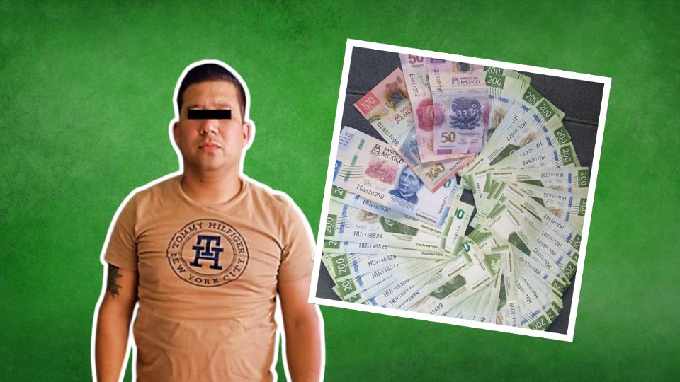 El hombre de 35 años fue detenido en Apodaca por fraude y cohecho tras ser sorprendido con tarjetas robadas y dinero en efectivo.