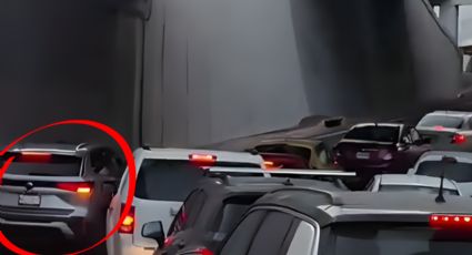 VIDEO | Conductor provoca caos vial en Monterrey por meterse sin direccional hacia Gonzalitos