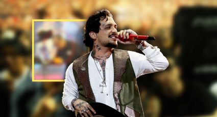 VIDEO | Christian Nodal: ¿por qué su staff revisa sus bebidas y las cambia en pleno concierto?