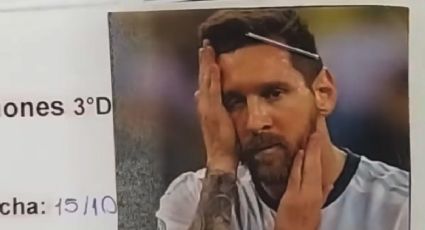VIDEO | Califica a sus alumnos con memes de Messi y se vuelve viral