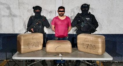 Detienen en Anáhuac a hombre con más de 30 kilos de droga durante operativo de Fuerza Civil