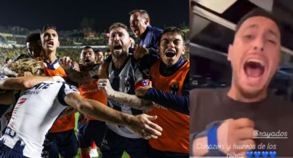 Rayados: Así celebro Lucas Ocampos el gol de Berterame que eliminó al América | VIDEO