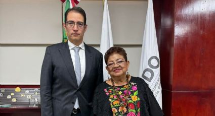 Ernestina Godoy sostiene reunión con titular de la FEMDO