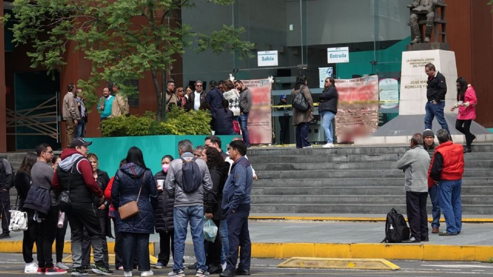 Manifestación en el TSJCDMX.