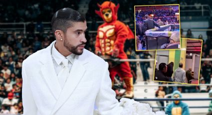 VIDEO | Bad Bunny va a la lucha libre en la Arena México un día antes de iniciar gira de conciertos