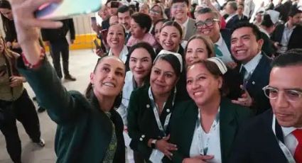 Claudia Sheinbaum encabeza 116 asamblea del IMSS en Puebla; inaugura nuevo hospital general regional