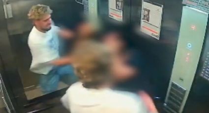 VIDEO | Turista estadounidense golpea brutalmente a su novia en elevador de un hotel en Brasil