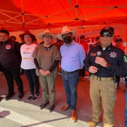 Azucena Cisneros da banderazo al Operativo Guadalupano Peregrino Seguro en Ecatepec