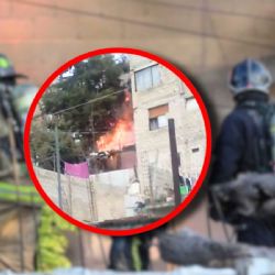 Fuerte incendio moviliza a cuerpos de emergencia en Huixquilucan, Edomex | VIDEO