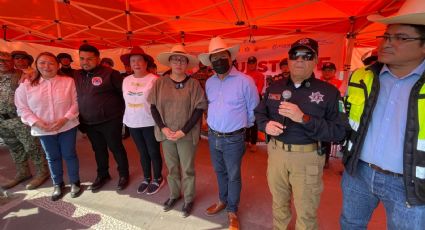 Azucena Cisneros da banderazo al Operativo Guadalupano Peregrino Seguro en Ecatepec