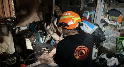 Se incendia casa en Portales de la Silla, Guadalupe; cuatro personas estaban dentro