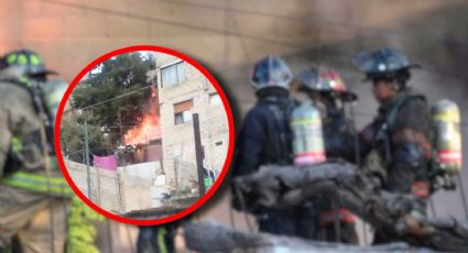 Fuerte incendio moviliza a cuerpos de emergencia en Huixquilucan, Edomex | VIDEO