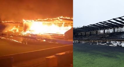 VIDEO | Adolescentes queman histórico estadio en Finlandia tras el descenso de su equipo